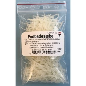 Fodbadesbe ca. 12 gram 
