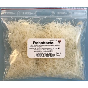 Fodbadesbe ca. 50 gram